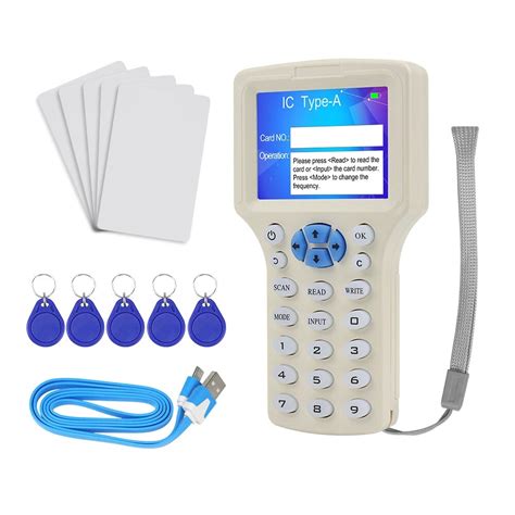 125khz handheld rfid id card copier|rfid 125khz card reader writer.